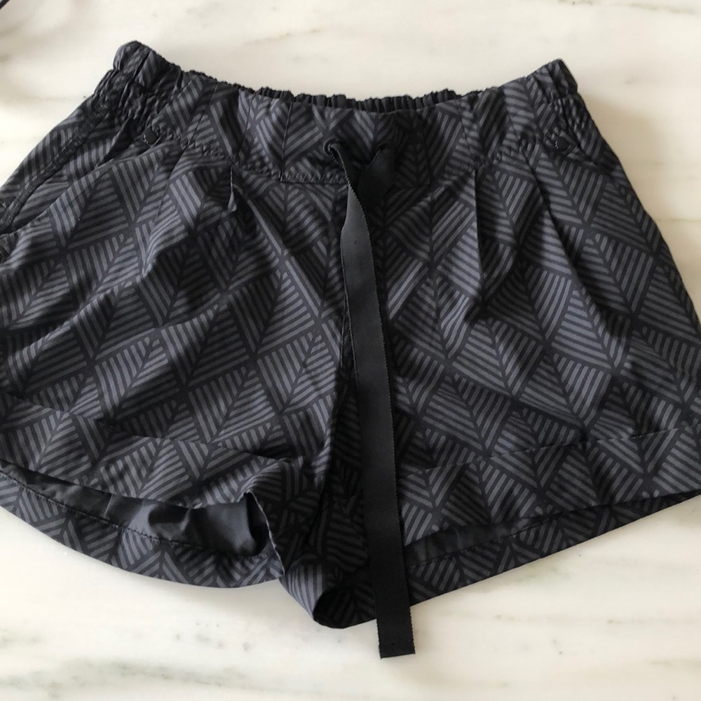 Lululemon black shorts size 4. In great condition